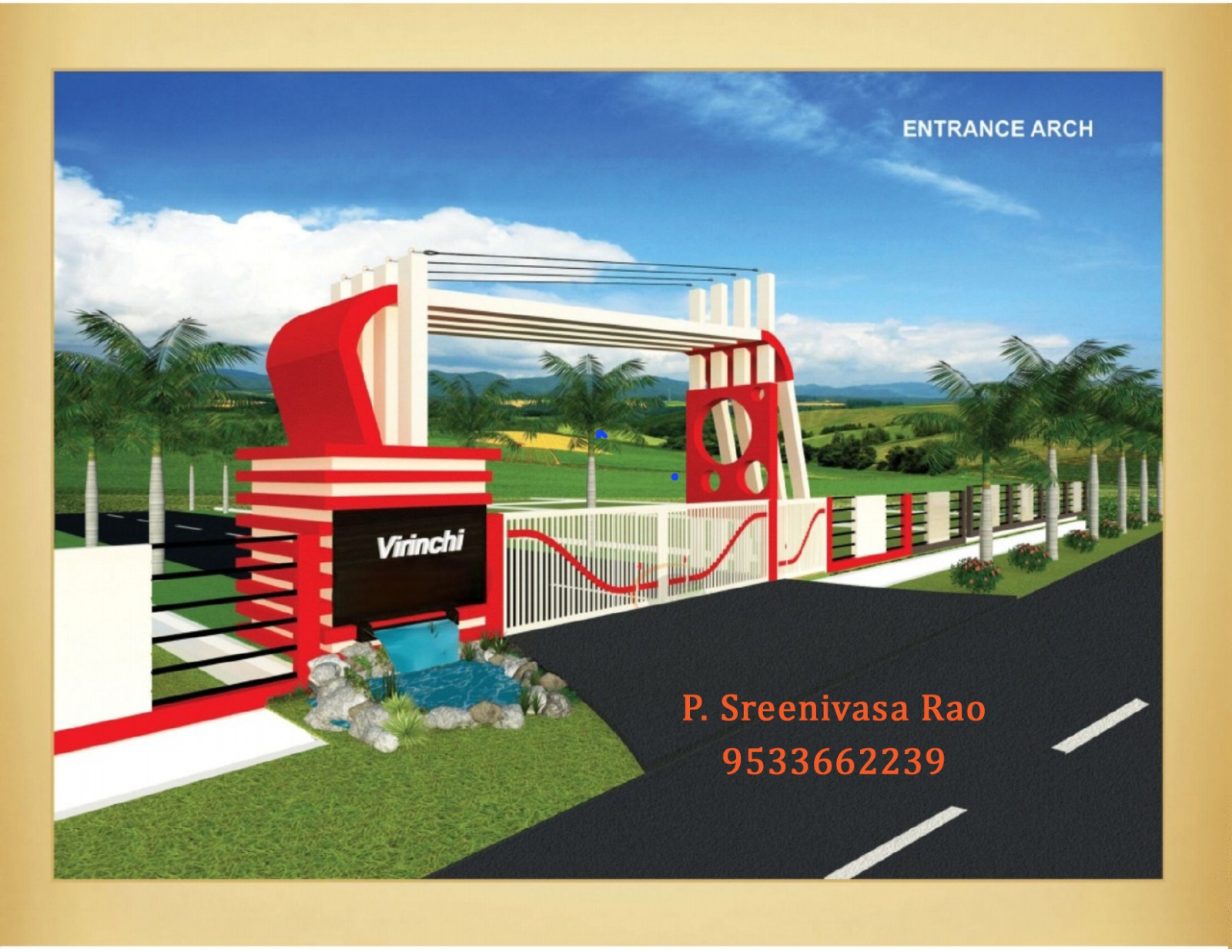 CRDA approved open plots for sale in Vykunthapuram